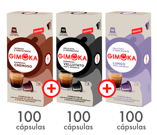 PACK NESPRESSO 2 - 300 Caps. Plásticas (Sabor a elección)